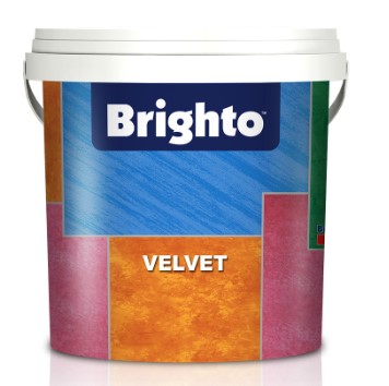 Brighto Velvet Luxury Coating – Soft Velvet Effect Interior Decorative Finish for Premium Accent & Feature Walls